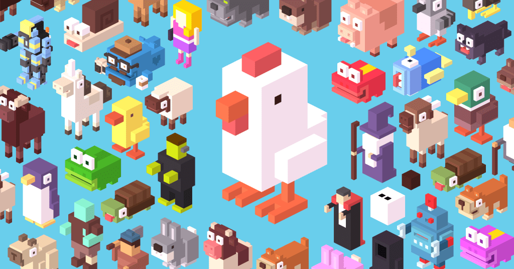 Crossy Road avatars... gotta get them all... but only if you want to.