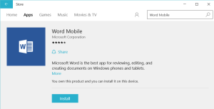 Get the Office Mobile apps from the Windows Store ASAP.