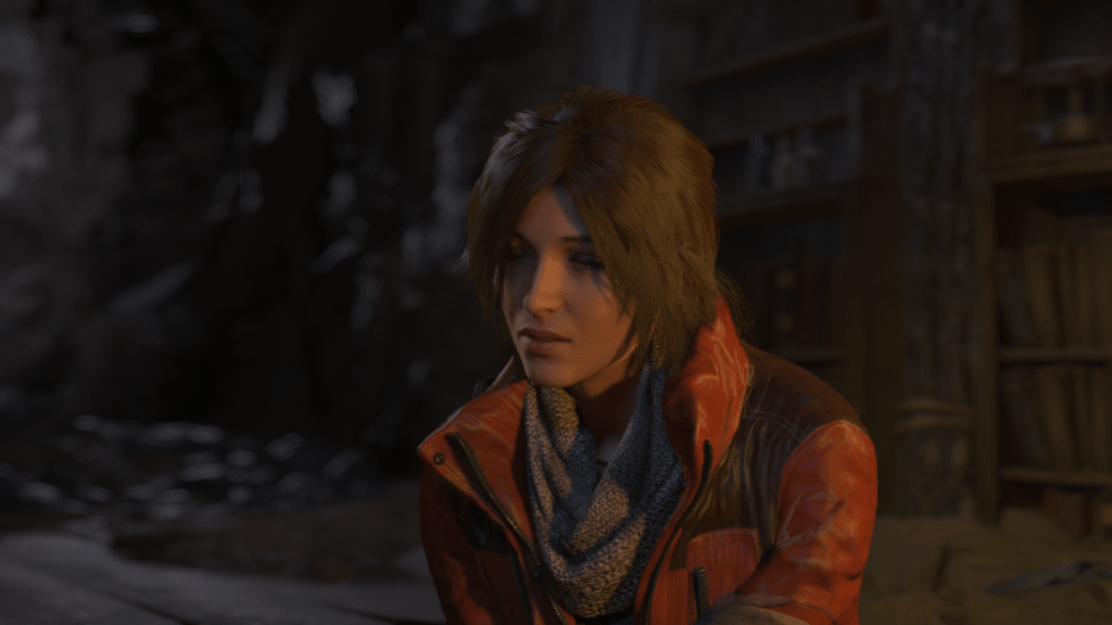 Lara is a survivor but has some big scars from her last adventure.