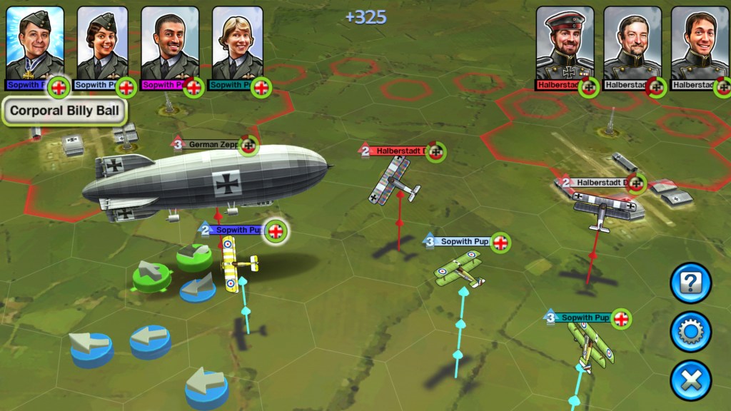 Sid Meier's Ace Patrol is a simple strategy game with a few RPG elements whose UI is a big part in its accessibility to a larger audience.