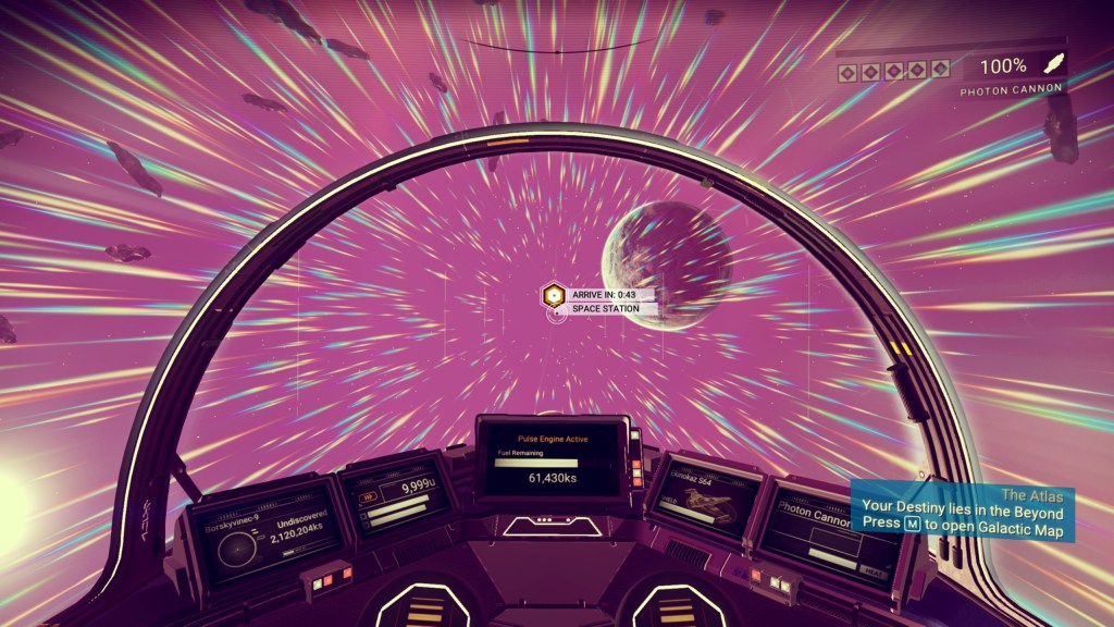 Travel between worlds and locations is mostly guided (if you want to get there fast) but it looks VERY pretty.