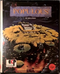 Populous box for Atari ST