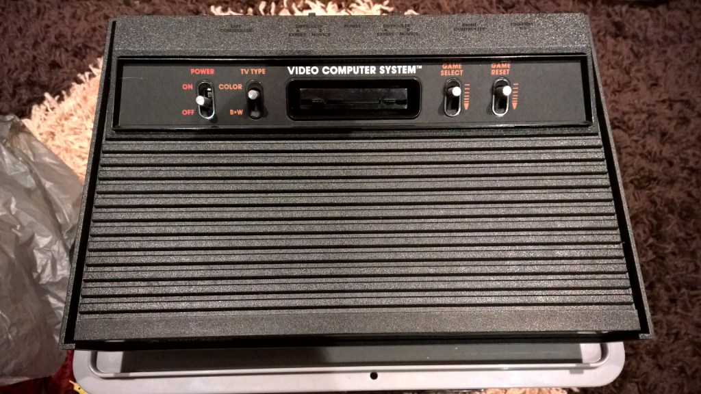 My Atari 2600 "Vader" console... even after all these years it still works perfectly!