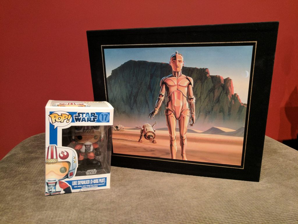 The slipcase for the book is impressive sitting next to my Luke Skywalker figure.