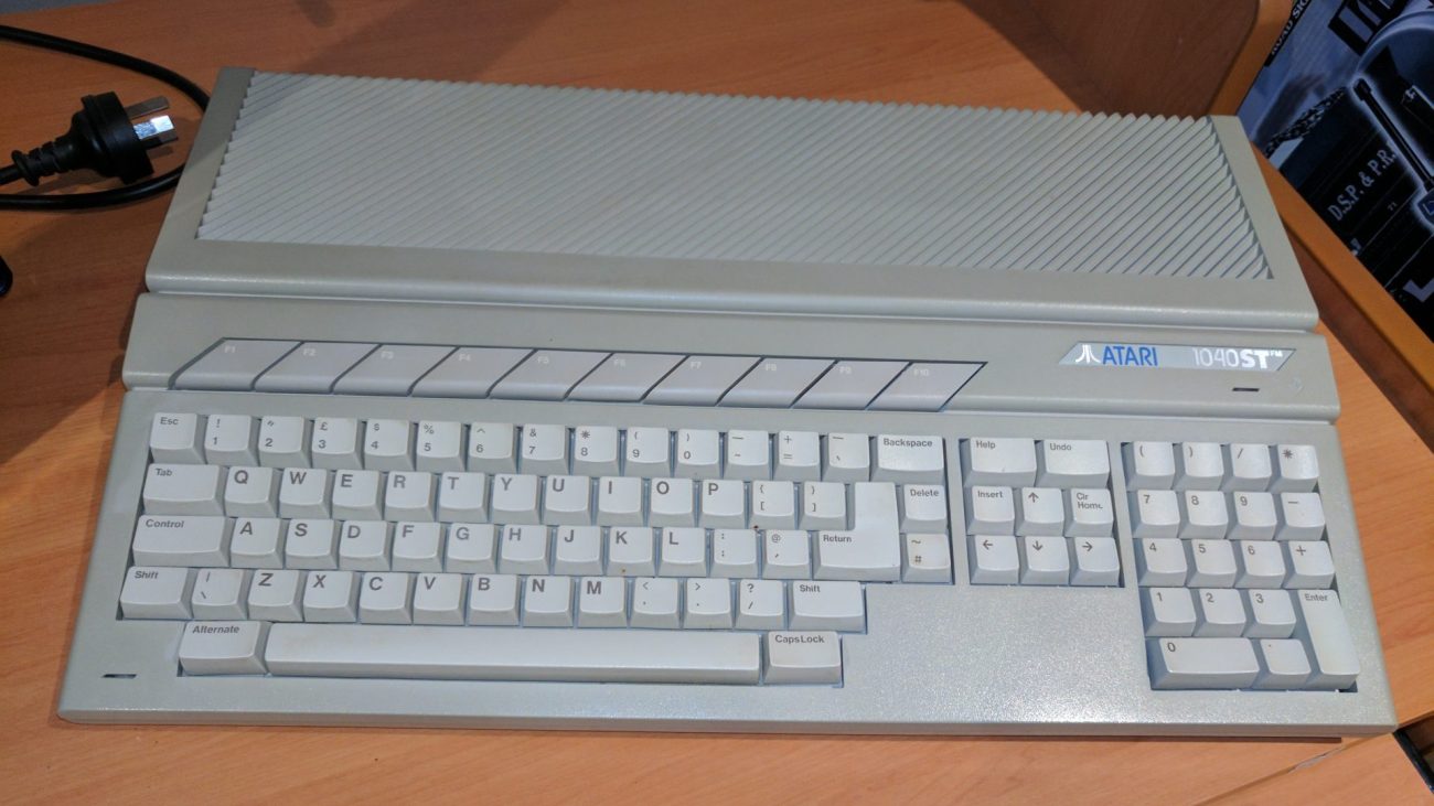 The Atari 1040STFM - the first 16bit computer my parents owned.